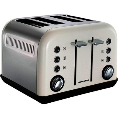 Morphy Richards 242005 Accents 4 Slice Toaster in White Morphy Richards 242005 Accents 4 Slice Toaster in White